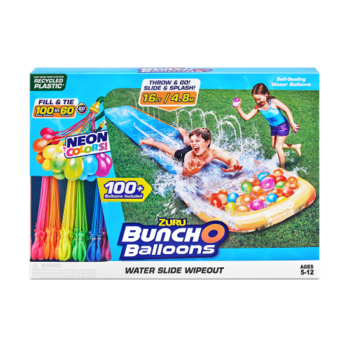 Zuru Bunch O Balloons Water Slide Wipeout Summer Toy Perspective: front