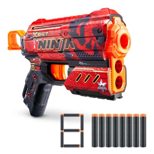 Zuru X-Shot Skins Flux Ninja Dart Blaster Perspective: front