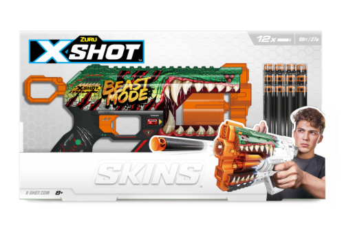 Zuru X-SHOT Griefer Play Gun Skin & Darts Perspective: front