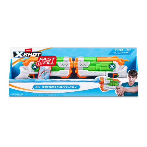 Zuru XSHOT Fast-Fill™ Micro Water Blaster Double Pack Perspective: front