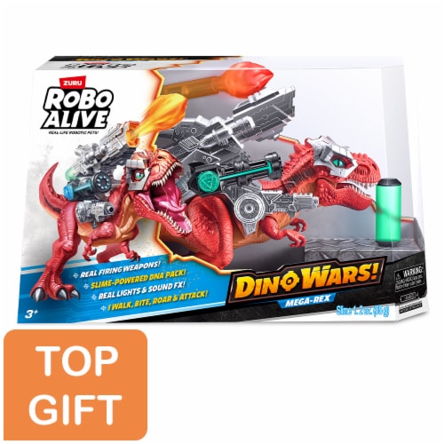 Zuru Robo Alive Dino Wars Battling T-Rex Perspective: front