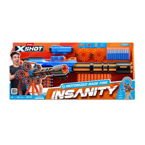 Zuru X-SHOT™ INSANITY™-SERIES 1 Motorized Rage Fire™ Gatlin Blaster Perspective: front