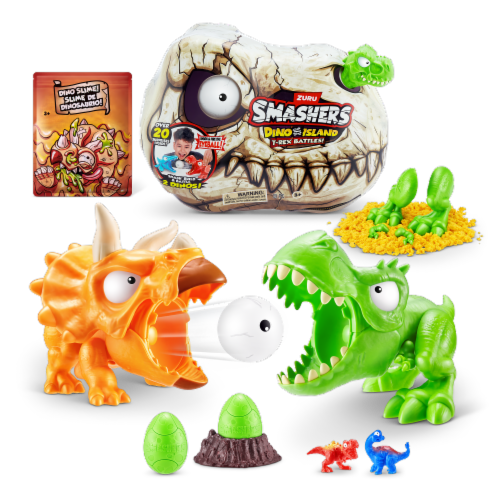 Zuru Smashers Dino Island Series T-Rex Battle Perspective: front