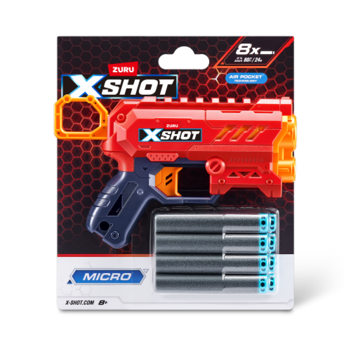 Zuru X-Shot Excel Micro 2.0 Blaster 8 Darts Perspective: front