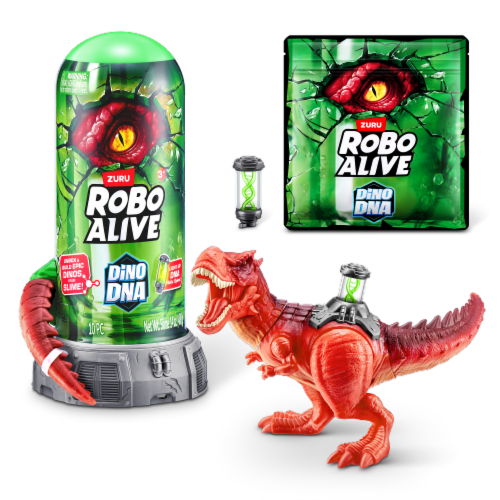 Zuru Robo Alive DNA Light-up Helix Spine Dino Toy Perspective: front