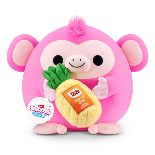 Zuru Snackles Series 2 14-Inch Plush Toy - Dole® Tropical Gold® Pineapple Perspective: front