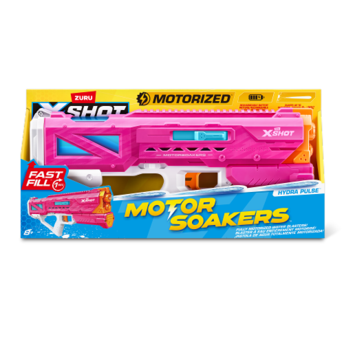 Zuru X-Shot Water Fast Fill™ Series 1 Small Motor Soaker™ - Pink Perspective: front