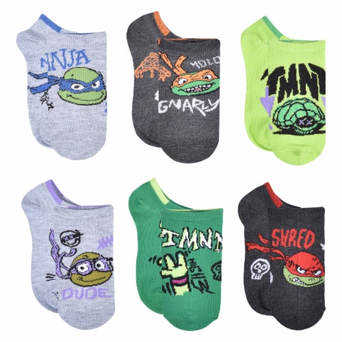 Teenage Mutan Ninja Turtles Boys Socks Perspective: front
