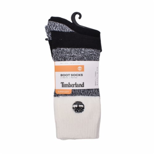 Timberland Poly Ragg Boot Socks - Black Perspective: front