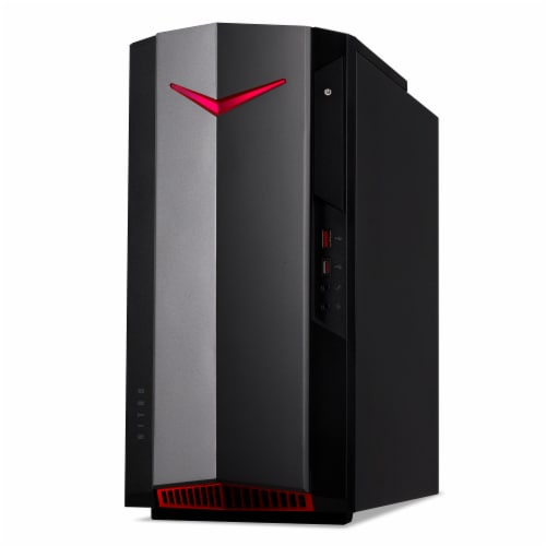 Acer Nitro N50-610 Gaming Desktop Computer Perspective: front