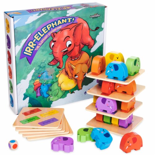 Brybelly TCDG-081 The Elephant Stacking Game Perspective: front