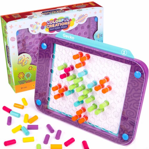 Colorful Creations Pattern Pegs Perspective: front