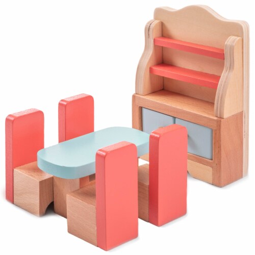 Dazzling Dining Room Dollhouse Furniture Perspective: front