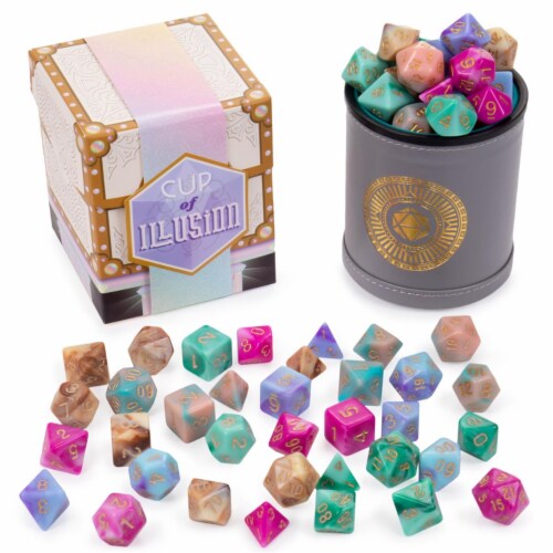 Brybelly GDIC-2404 Cup of Illusion Dice, Assorted Color Perspective: front
