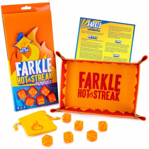 Brybelly GDIC-2204 Farkle Hot Streak Dice Perspective: front