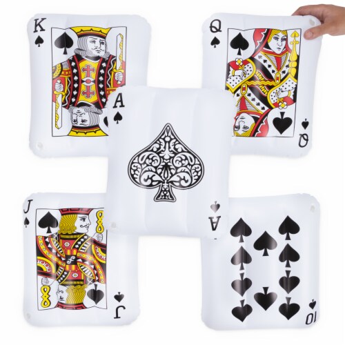 Inflatable Playing Cards, 5-pack Perspective: front