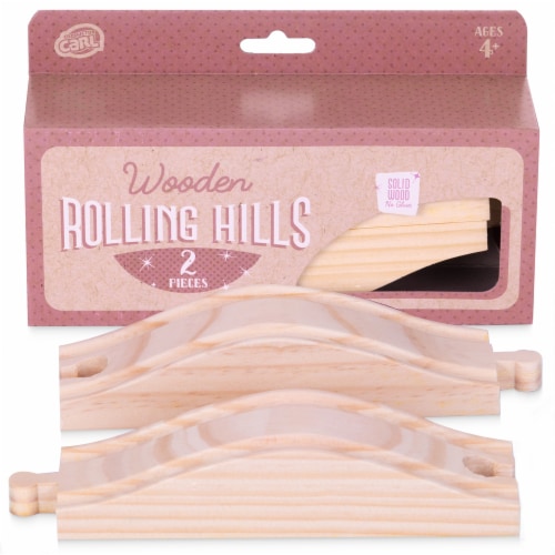 Rolling Hills Wooden Track, 2-pack Perspective: front