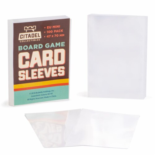 Brybelly Eurpoean Mini Board Game Sleeves Perspective: front