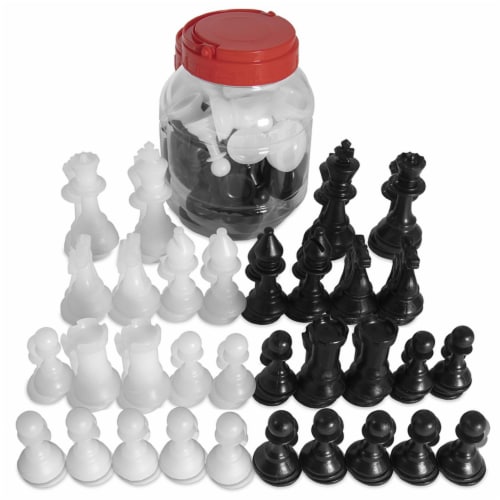Brybelly GGAM-103 Chess Pieces Bucket - 6 x 6 x 6 in. Perspective: front