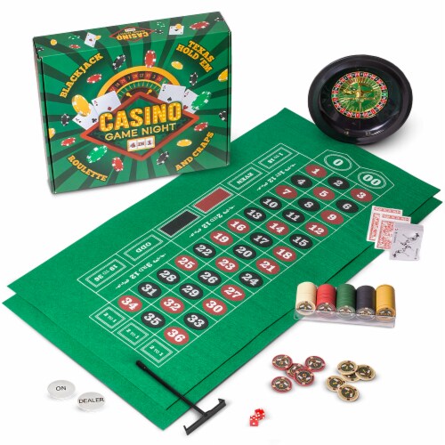 Casino Game Night | 4 Games in 1 Perspective: front