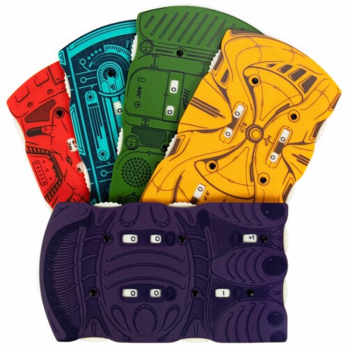 Brybelly GRPG-103 5.75 x 3.25 in. Sci-fi Health Trackers - Pack of 5 Perspective: front