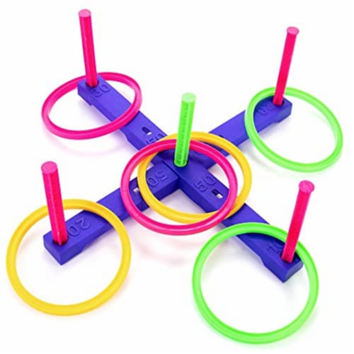 Neon Ring Toss Perspective: front