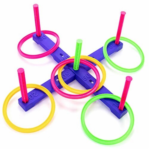 Neon Ring Toss Perspective: front