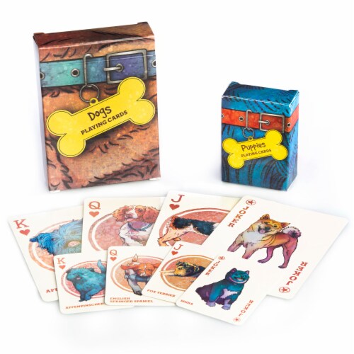 Dogs & Puppies Playing Cards Perspective: front