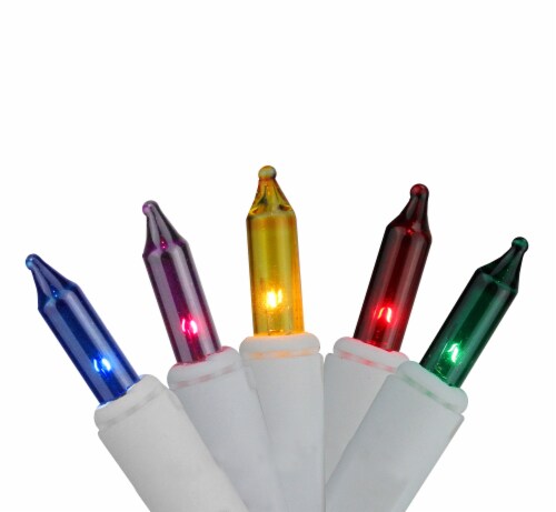 Brite Star 50 Multi Color Mini Icicle Window Curtain Christmas