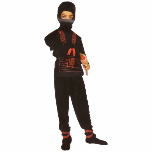 Northlight Red and Black Ninja Boy Child Halloween Costume - Small Perspective: front