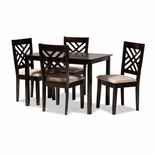 Baxton studio 5 online piece dining set
