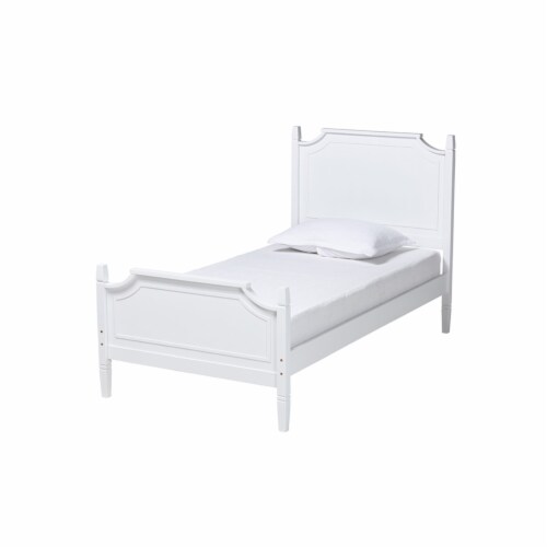 Baxton Studio Mariana Classic and Traditional White Finished Wood Full Size Platform Bed Baxton Studio Mariana Classic and Traditional White Finished Wood Full Size Platform Bed