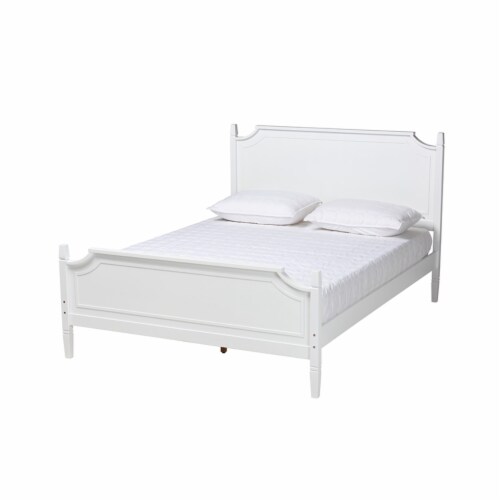 Baxton Studio Mariana Classic and Traditional White Finished Wood Full Size Platform Bed Baxton Studio Mariana Classic and Traditional White Finished Wood Full Size Platform Bed