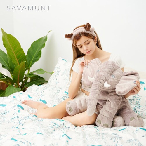 Tencel Modal Four-pieces Bedding Set Pre-order Limited Sale (Animal Forest) Perspective: front