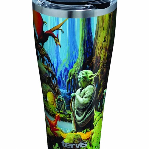 Star Wars 807806 Star Wars Empire 40th Anniversary Yoda Stainless Steel Tumbler - 20 oz Perspective: front