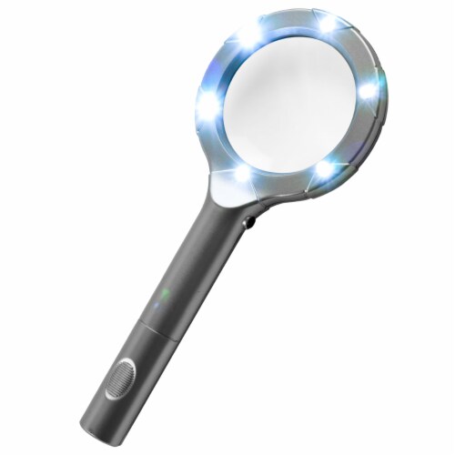 Battery operated magnifying deals lamp