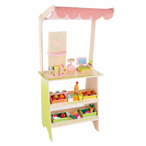 Kids wooden grocery shop store