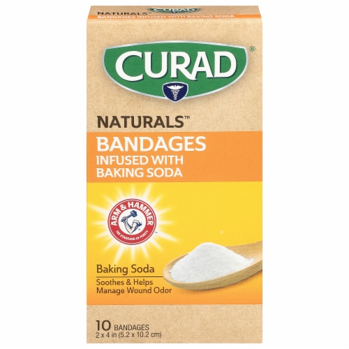 Curad® Naturals™ Bandages Infused with Baking Soda Perspective: front