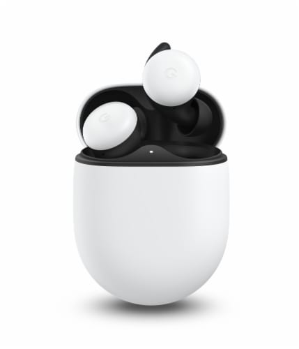 Google Pixel Ear Buds - Clearly White Perspective: front