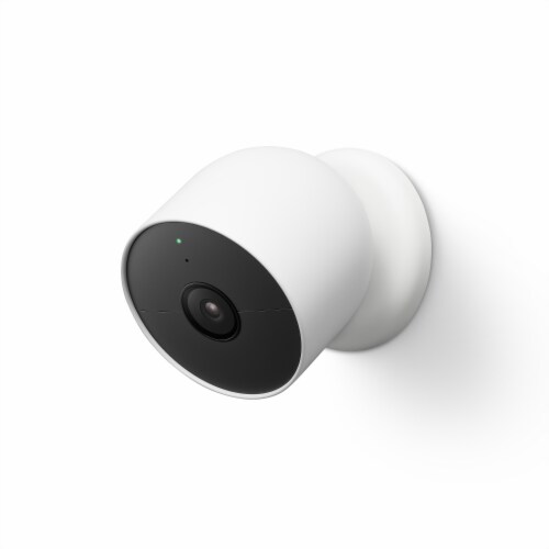 Google Nest Indoor/Outdoor Camera (Battery) - White Perspective: front