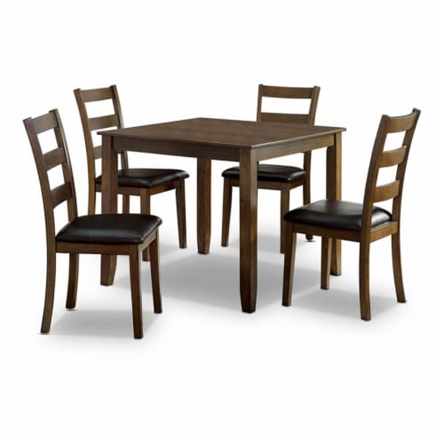 Furniture of America Jaylye Transitional Wood 5 Piece Dining Table