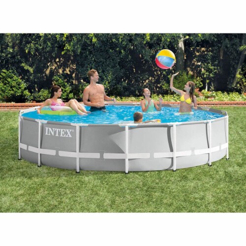 Intex 15 Foot Prism Frame Above Ground Pool w Taylor Pool Water Test Kit 2 Piece Smith s Food and Drug