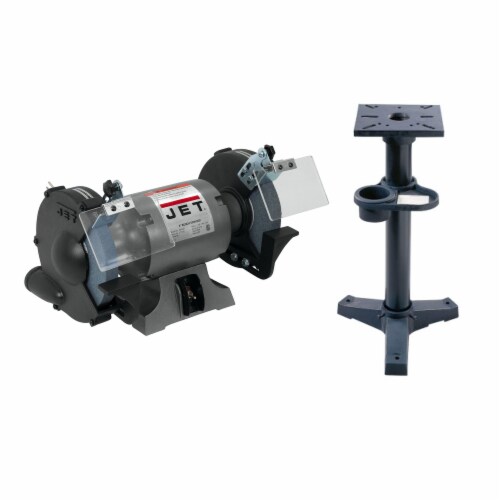 JET 8 Table Top Bench Grinder w Iron 37.13 Stand for Bench w Coolant Tank 2 Piece Fred Meyer