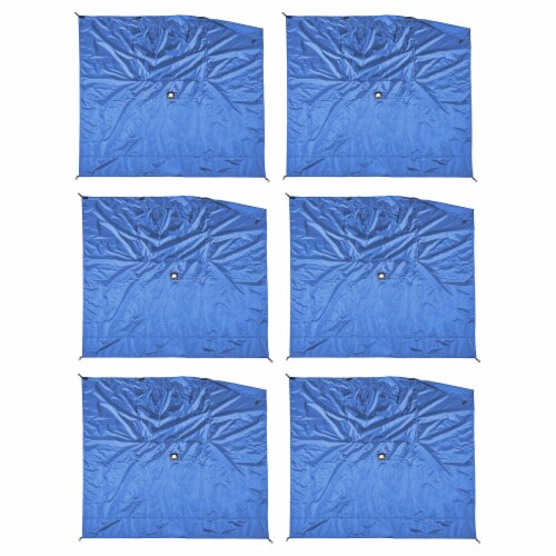 Clam Quick-Set Screen Hub Blue Fabric Wind & Sun Panels, Accessory Only (6 Pack) Perspective: front