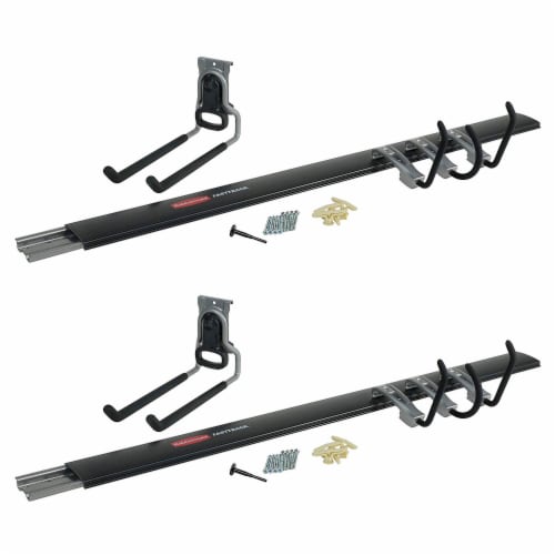 Rubbermaid FastTrack Garage Storage System 5 Piece Rail and Hook Kit (2  Pack), 1 Piece - Kroger