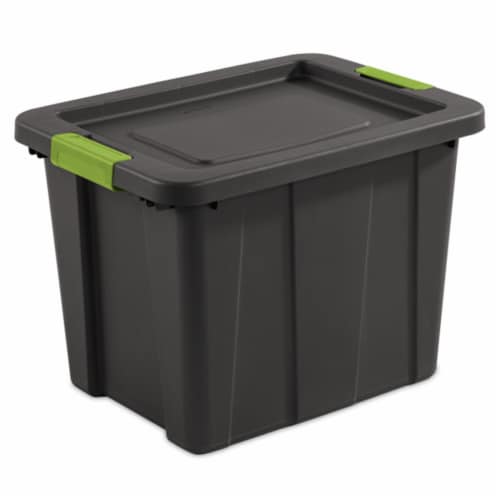 Sterilite Tuff1 Latching 18 gal Stacking Plastic Storage Box with Lid, (6  Pack), 1 Piece - Kroger