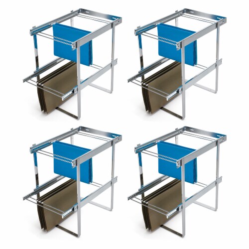 rev a shelf 2 tier base cabinet file drawer organizer system