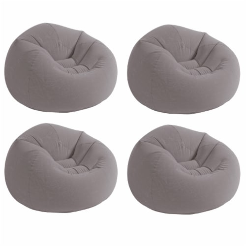Intex Inflatable Contoured Corduroy Beanless Bag Lounge Chair