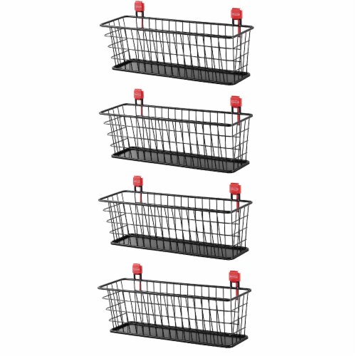 Rubbermaid Wall Mounted Storage Shed Small Wire Basket Tool
