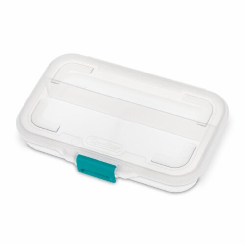 Sterilite Convenient Small Divided Clear Storage Box w/ Latching